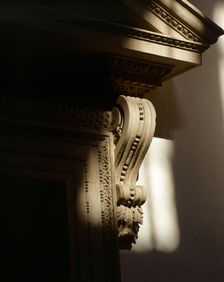 Detail of one of the doorways in the tribunal or saloon, Chiswick House, London, c2000s(?)