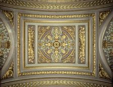 Detail of a cupola, Galerie des Batailles (Gallery of the Battles), Chateau de Versailles, France