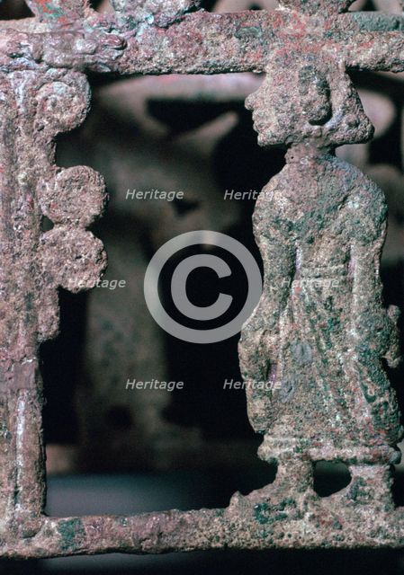 Detail of a bronze stand, 17th century BC. Artist: Unknown