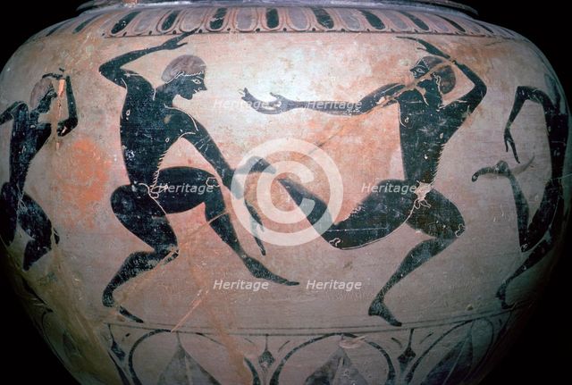 Detail of a Greek vase. Artist: Unknown