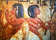 Detail of a familiar stela from a chapel of worship