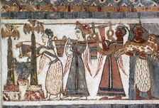 Detail of a Minoan sarcophagus from Crete