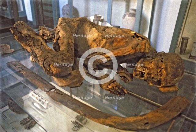 Detail of a mummy.