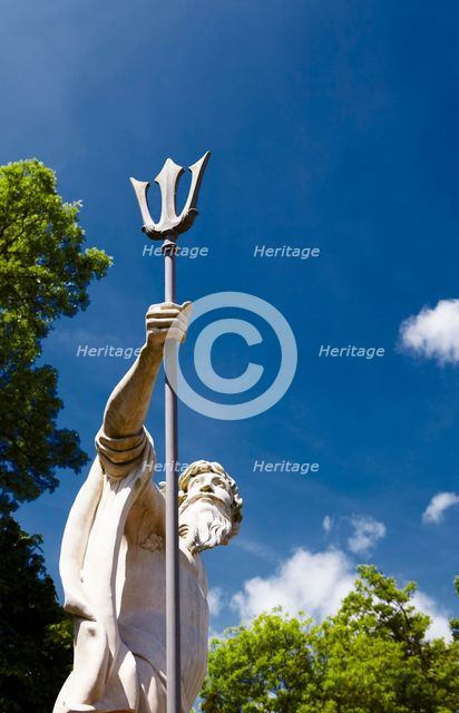 Detail of a statue, Wrest Park, House and Gardens, Silsoe, Bedfordshire, c2000-c2017. Artist: Matt Munro.