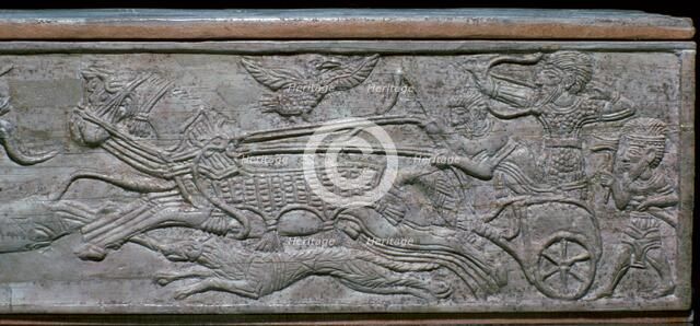 Detail of a Phoenician board for the Egyptian game of Tjan, 16th century BC. Artist: Unknown