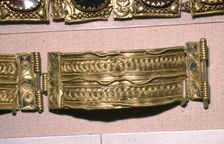 Detail of a Roman Gold Bracelet found at Newgrange, County Meath, 4th century