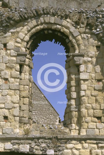 Detail of a window, St Augustine's Abbey, Canterbury, Kent, 1996. Artist: J Bailey