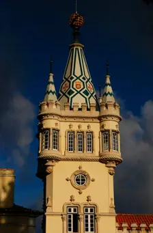 Detail of a tower, Town Hall, Sintra, Portugal, 1906-1909 (2008). Creator: Unknown