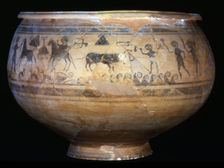 Detail of a vase from the Tossal de San Miguel, Lliria (Valencia). Creator: Unknown