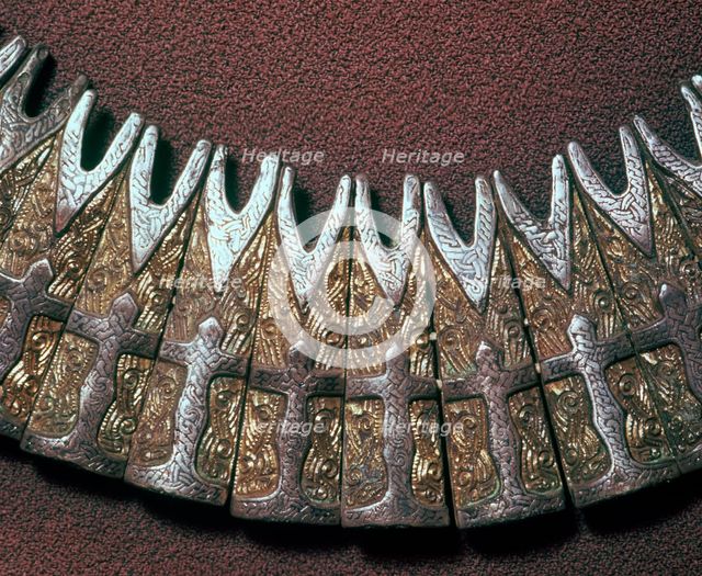 Detail of a Viking neck ornament. Artist: Unknown