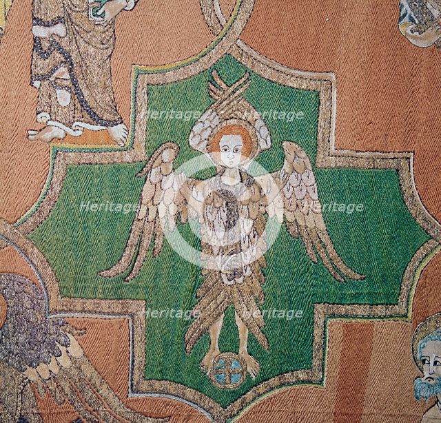 Detail of an angel from the Syon Cope, 14th century. Artist: Unknown