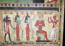 Detail of an Egyptian funerary slab