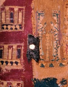Detail of an Iranian cloth shabrack, found in a Scythian tomb, 5th century BC