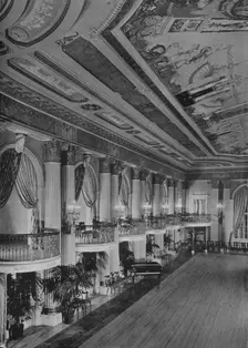Detail of ballroom, Los Angeles-Biltmore Hotel, Los Angeles, California, 1923