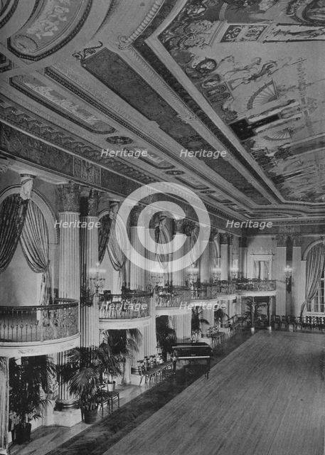 Detail of ballroom, Los Angeles-Biltmore Hotel, Los Angeles, California, 1923. Artist: Unknown.