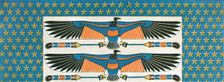 Detail of ceiling painting in the tomb of Bekenranef at Sakkara, Egypt, (1928). Creator: Unknown