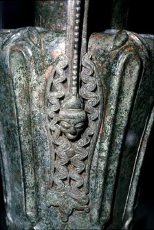 Detail of Celtic Bronze Flagon from Durrnberg near Hallein, Austria, late 5th century BC