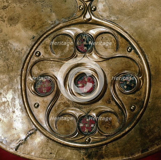 Detail of Celtic decoration, Battersea Shield, Celtic, c2nd - 1st century BC. Artist: Unknown