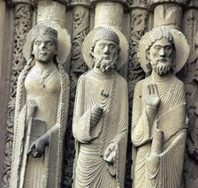 Detail of Chartres Cathedral, 12th century