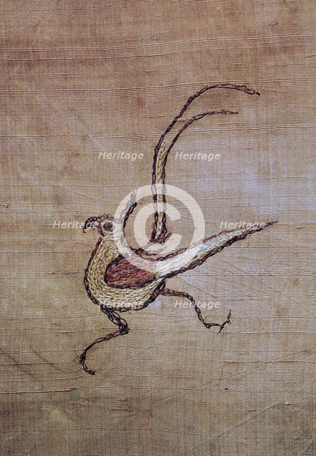 Detail of Chinese silk found in a Scythian tomb. Artist: Unknown