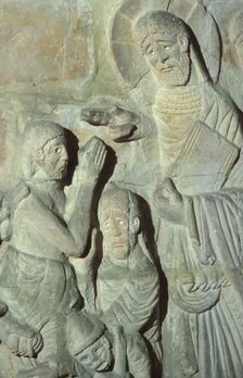 Detail of Christ in Chichester Cathedral, Sussex, England, 20th century. Artist: CM Dixon