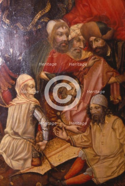 Detail of Crucifixion, Frankfurt, West Germany, 1430. Artist: Unknown.