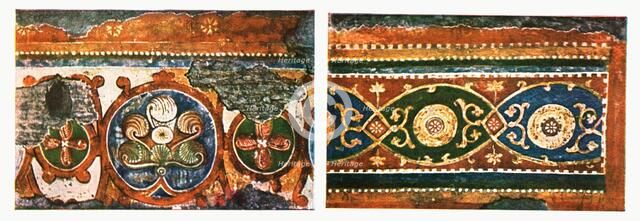 Detail of frieze from the Basilica of the Holy Cross, Rome, Italy, (1928). Creator: Unknown.