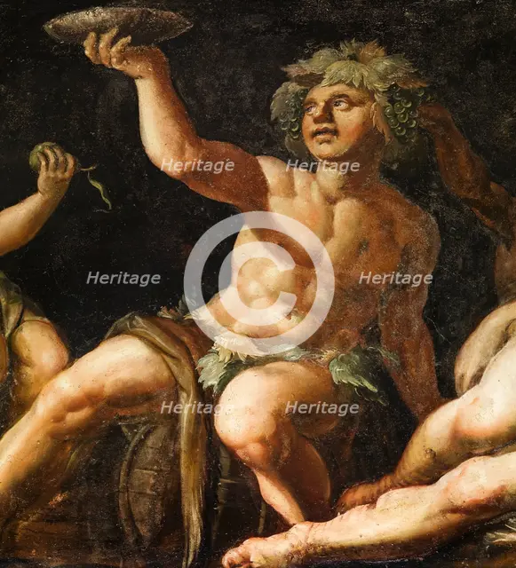Detail of painted panel, Elysium Room, Bolsover Castle, Derbyshire, c2009. Artist: Historic England Staff Photographer.