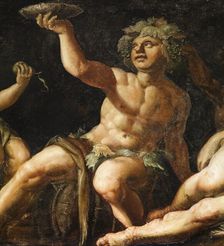 Detail of painted panel, Elysium Room, Bolsover Castle, Derbyshire, c2009. Artist: Historic England Staff Photographer