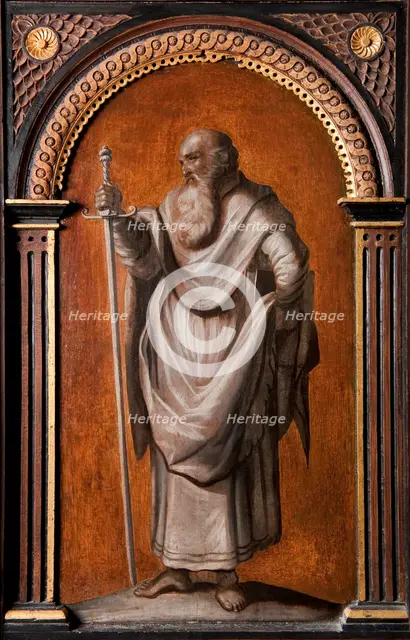 Detail of painted panel, Star Chamber, Bolsover Castle, Derbyshire, 2009. Artist: Historic England Staff Photographer.