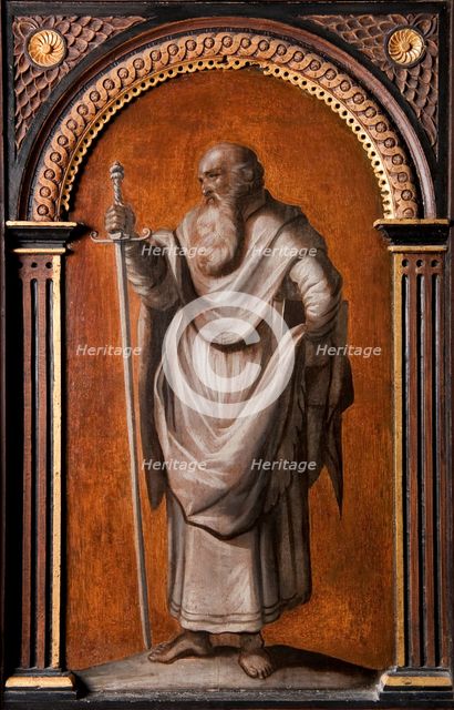Detail of painted panel, Star Chamber, Bolsover Castle, Derbyshire, 2009. Artist: Historic England Staff Photographer.