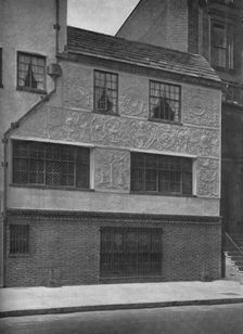 Detail of parge work, office and residence of Frederick Sterner, New York, 1922