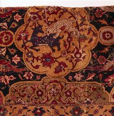 Detail of Persian Emperor Carpet, 16th century