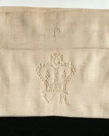 Detail of Queen Victoria's cipher, c1838-c1901. Creator: Unknown