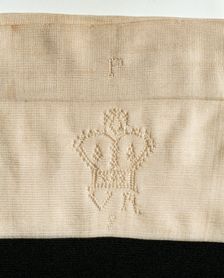 Detail of Queen Victoria's cipher, c1838-c1901. Creator: Unknown