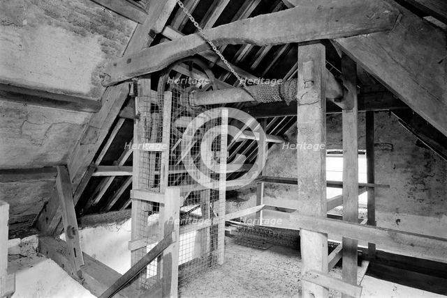 Detail of roof hoist, Priston Mill, Bath and Northeast Somerset, 1999. Artist: M Hesketh Roberts