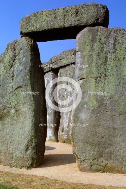Detail of Stonehenge, c.3000-2000 BC Artist: Unknown