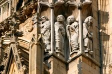Detail of stonework, York Minster, North Yorkshire. Creator: Peter Thompson