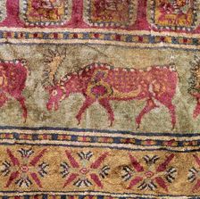 Detail of Scythian pile carpet, 5th century BC