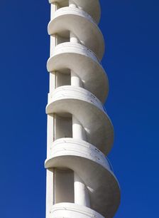 Detail of spiral tower at the Casino, South Beach, Blackpool, Lancashire, 2011. Artist: James O Davies