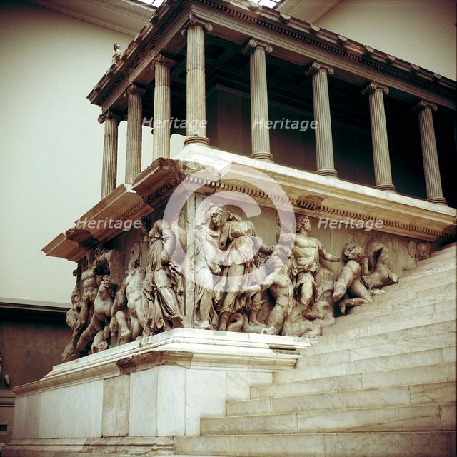 Detail of the Altar of Zeus from Pergamon, 180-159 BC. Artist: Unknown