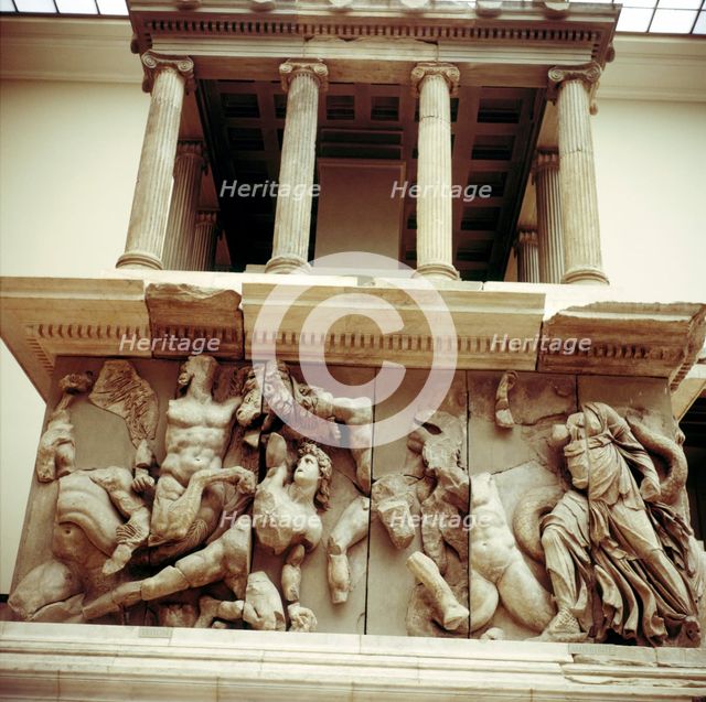 Detail of the Altar of Zeus from Pergamon, c180-c159 BC. Artist: Unknown