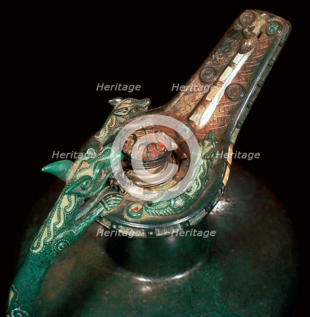 Detail of the Basse-Yutz Flagons, Iron Age, c400 BC. Artist: Unknown
