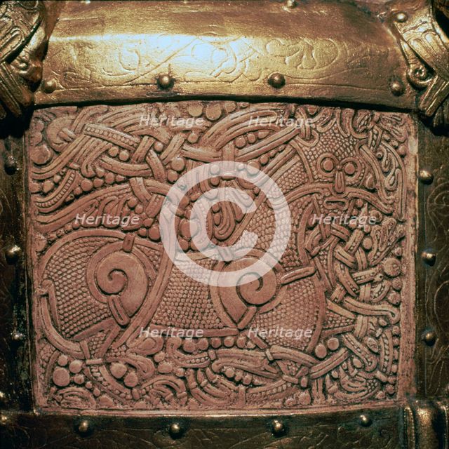 Detail of the Cammin Casket. Artist: Unknown