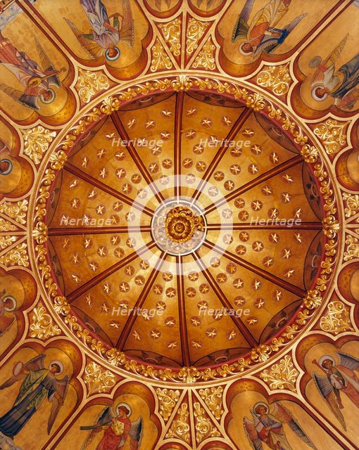 Detail of the ceiling of St Mary's Church, Studley Royal, North Yorkshire, c2000s(?). Artist: Historic England Staff Photographer.