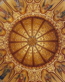 Detail of the ceiling of St Mary's Church, Studley Royal, North Yorkshire, c2000s(?). Artist: Historic England Staff Photographer
