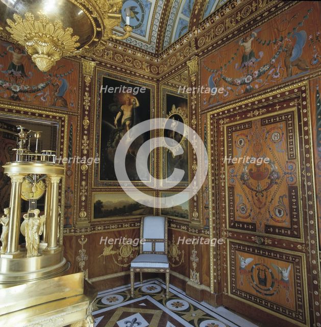 Detail of the decoration of the platinum lounge at the Casita del Labrador (Farm worker little ho…