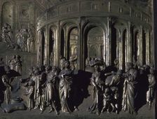 Detail of the Doors of Paradise showing Joseph in Egypt, 15th century. Artist: Lorenzo Ghiberti