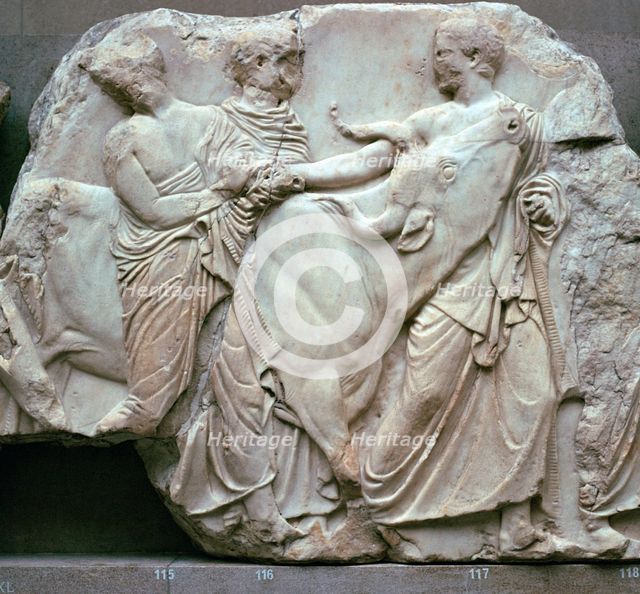 Detail of the Elgin Marbles, 5th century BC. Artist: Phidias