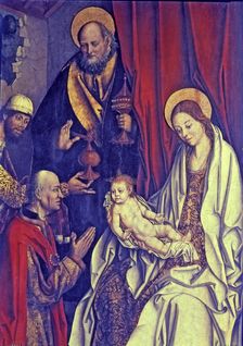 Detail of the Epiphany table by Fernando Gallego